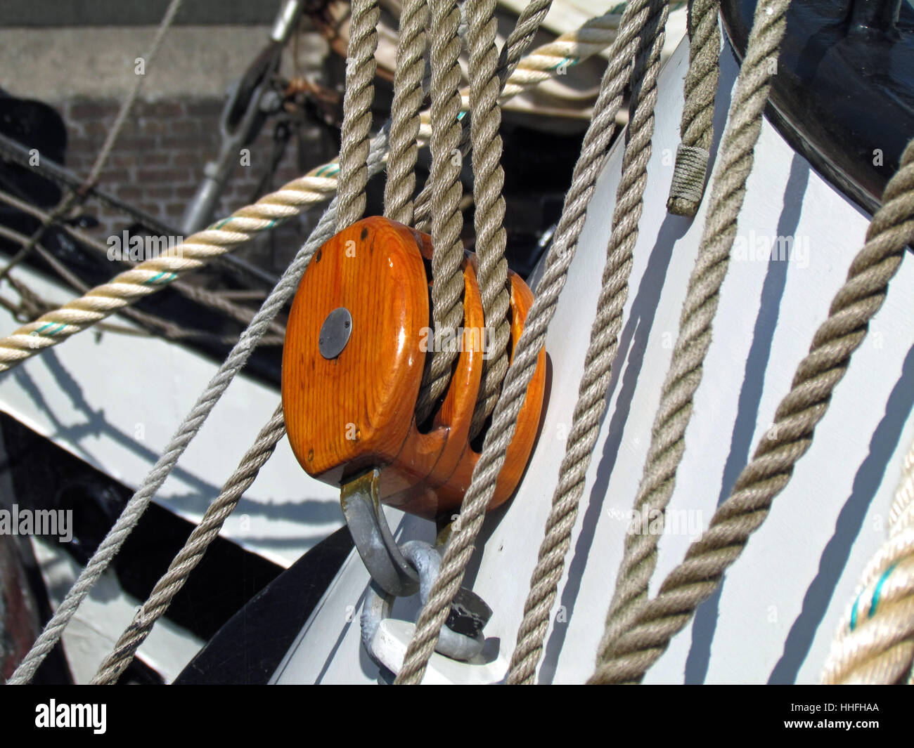 dew, tackle, ropes, lashings, rope, rowing boat, sailing boat, sailboat ...