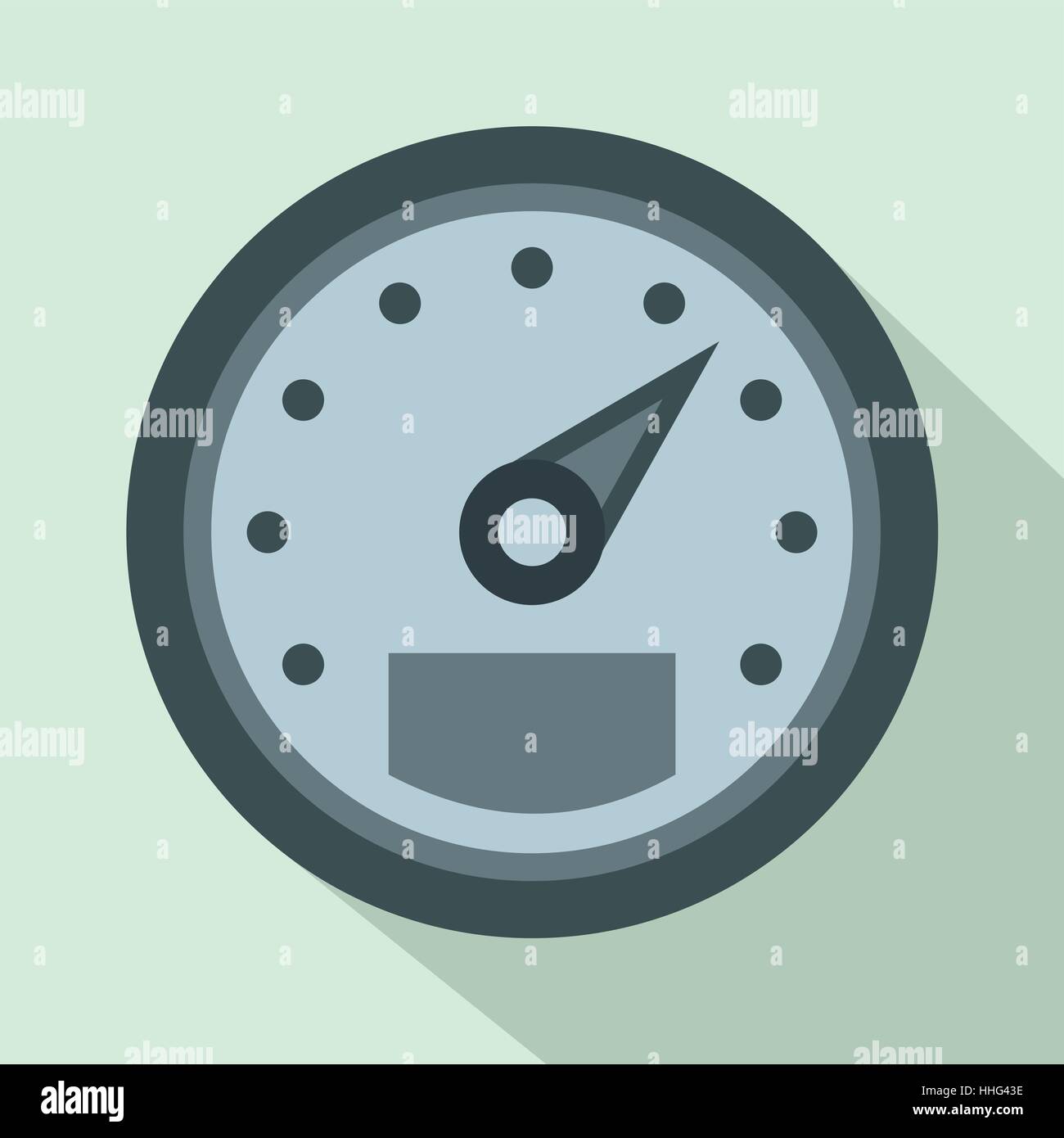 Speedometer icon in flat style Stock Vector Image & Art - Alamy