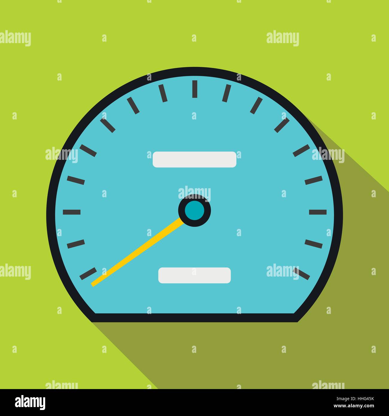 Speedometer icon in flat style Stock Vector Image & Art - Alamy