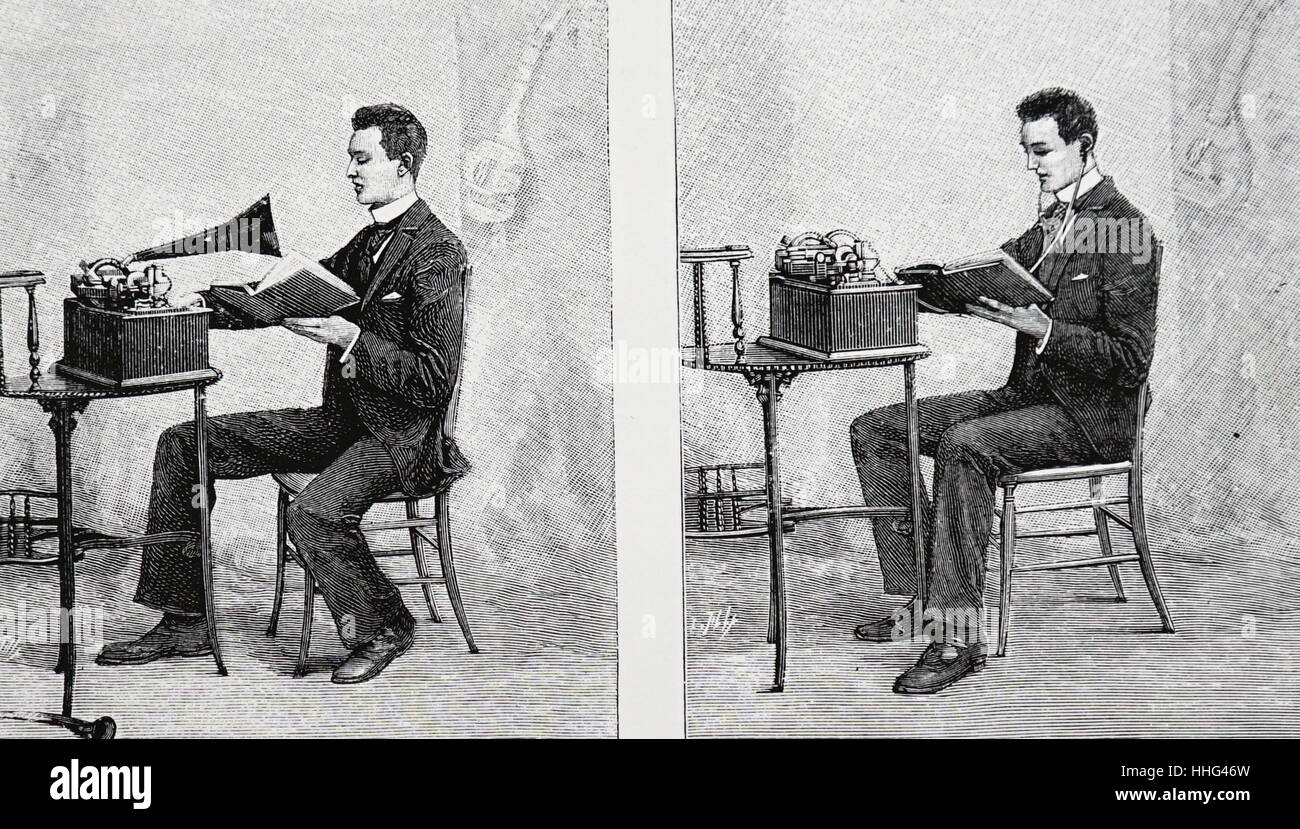 Phonograph voice hires stock photography and images Alamy