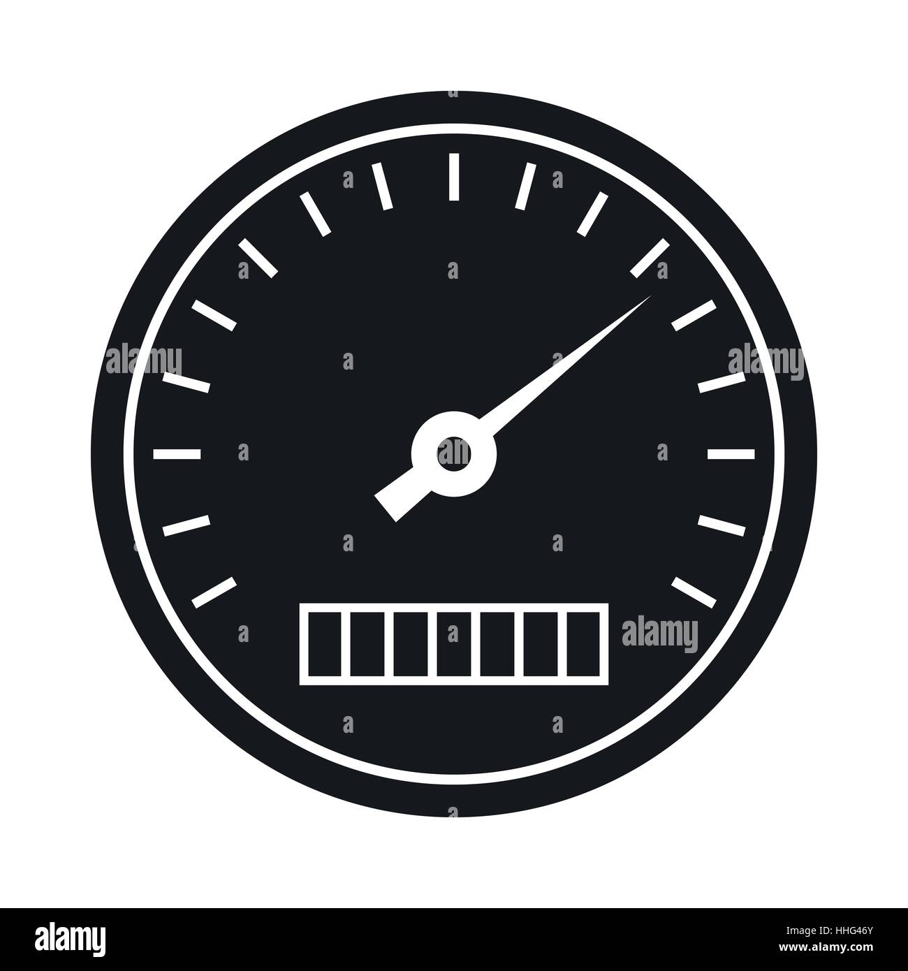 Speedometer icon in simple style Stock Vector Image & Art - Alamy