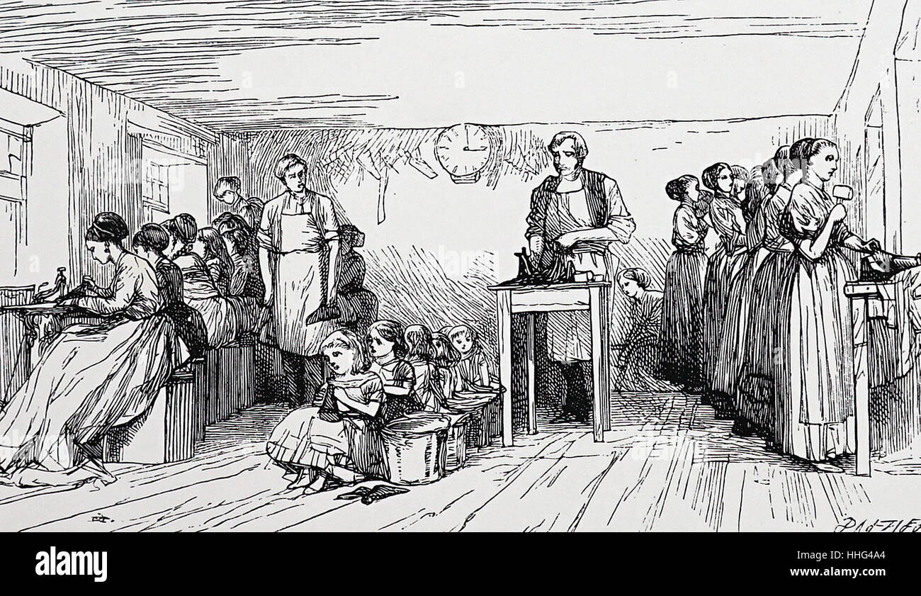 Northampton shoemaking 19th century hires stock photography and images