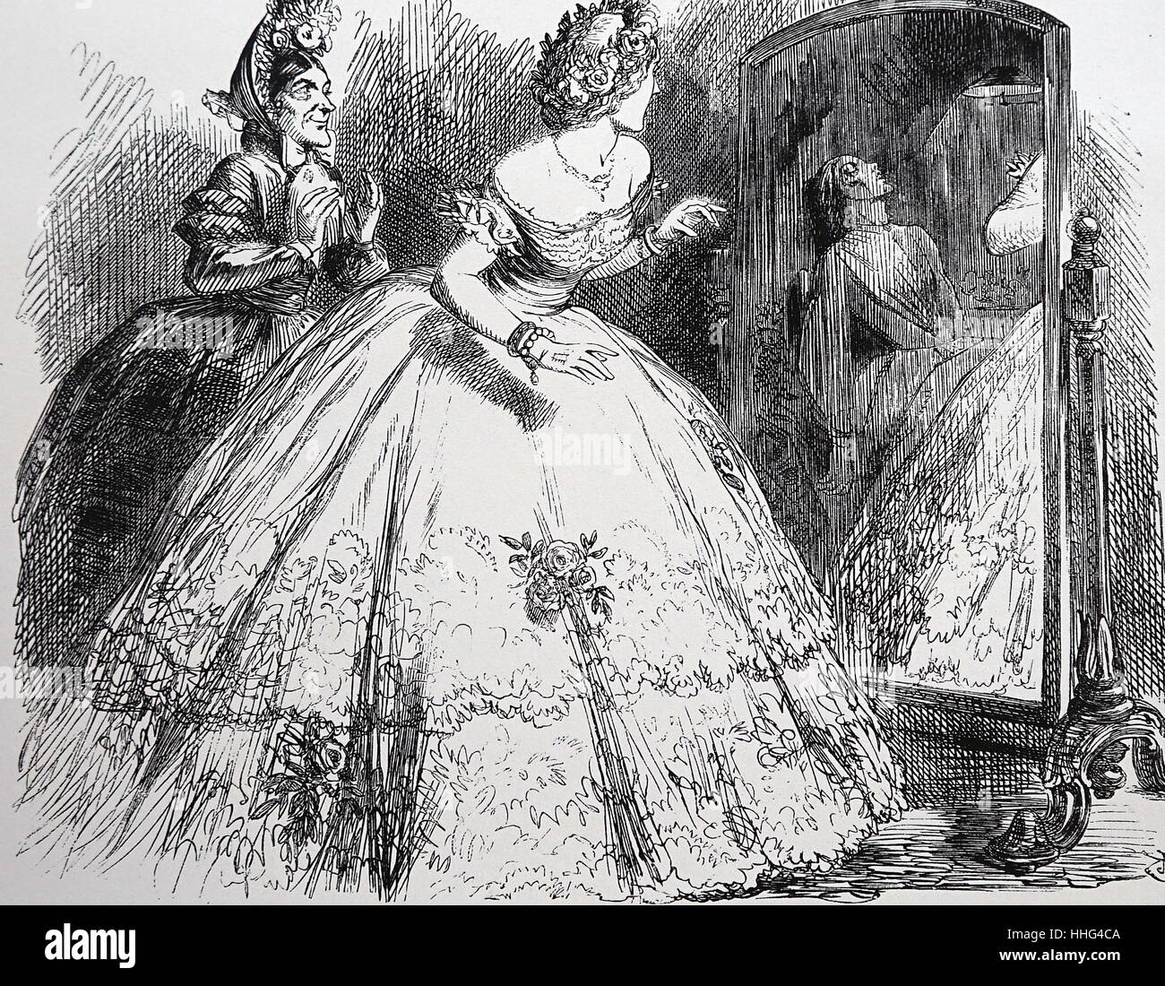 В 1871 в английском журнале панч. Иллюстрации викторианской эпохи. Рисунки викторианской эпохи. Опасная мода прошлых веков.