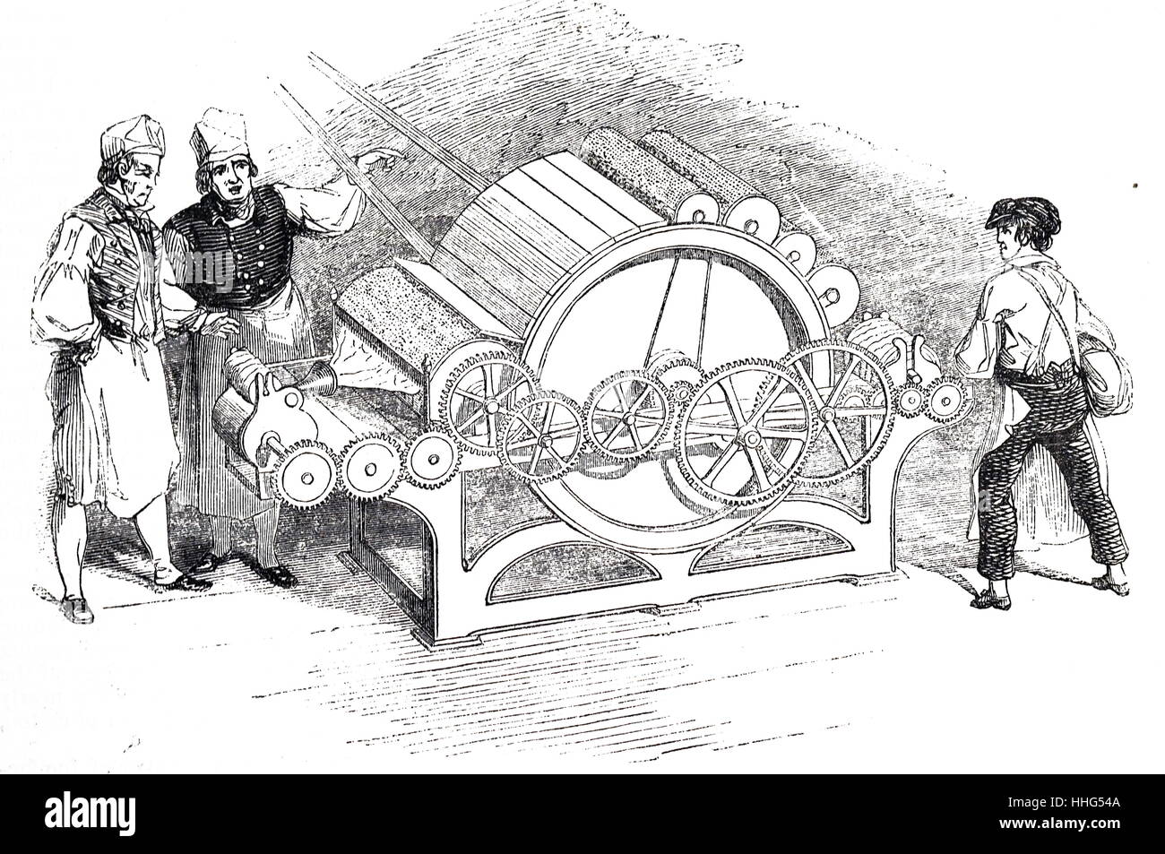 Cotton carding machinery hires stock photography and images Alamy