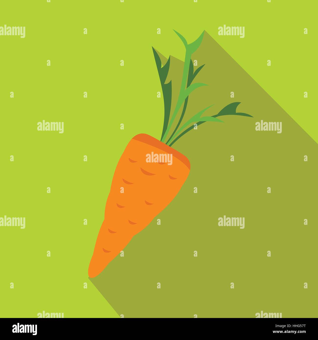 Carrot icon in flat style Stock Vector Image & Art - Alamy
