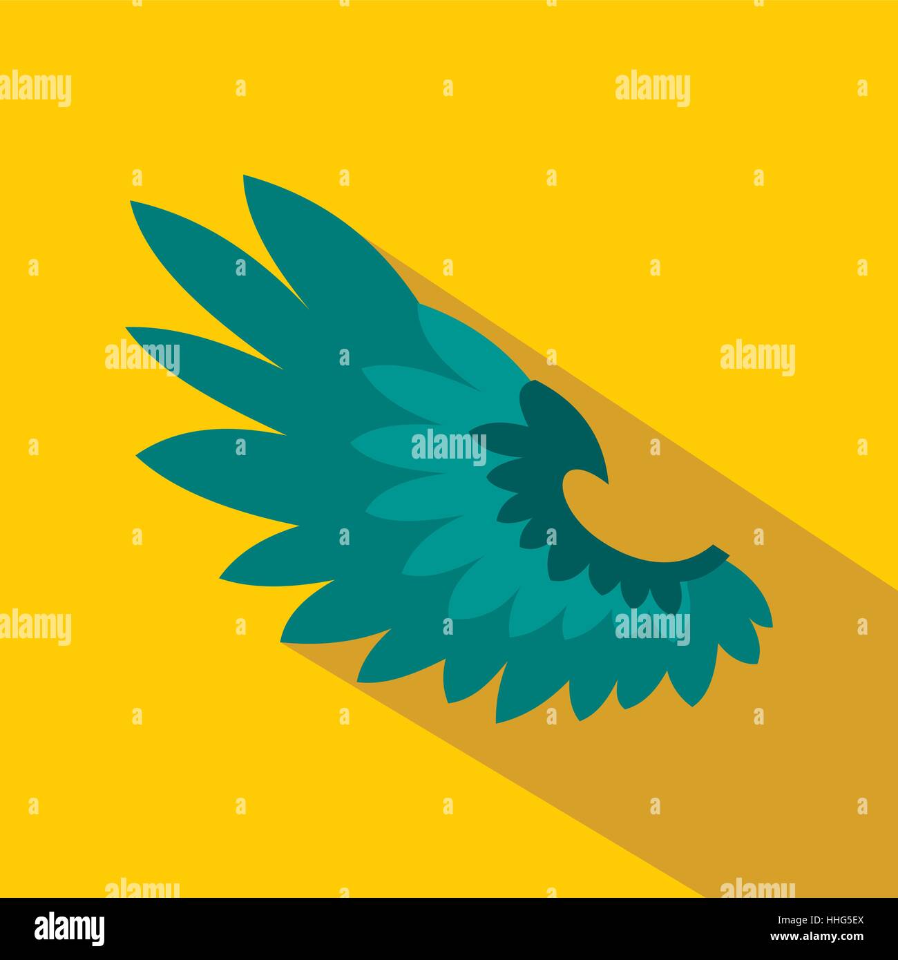 Wing icon in flat style Stock Vector Image & Art - Alamy