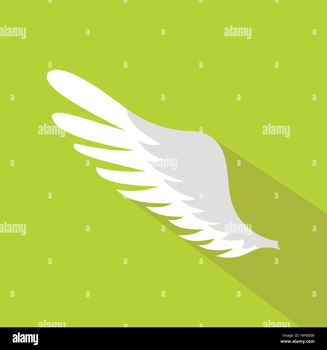Wing icon in flat style Stock Vector Image & Art - Alamy