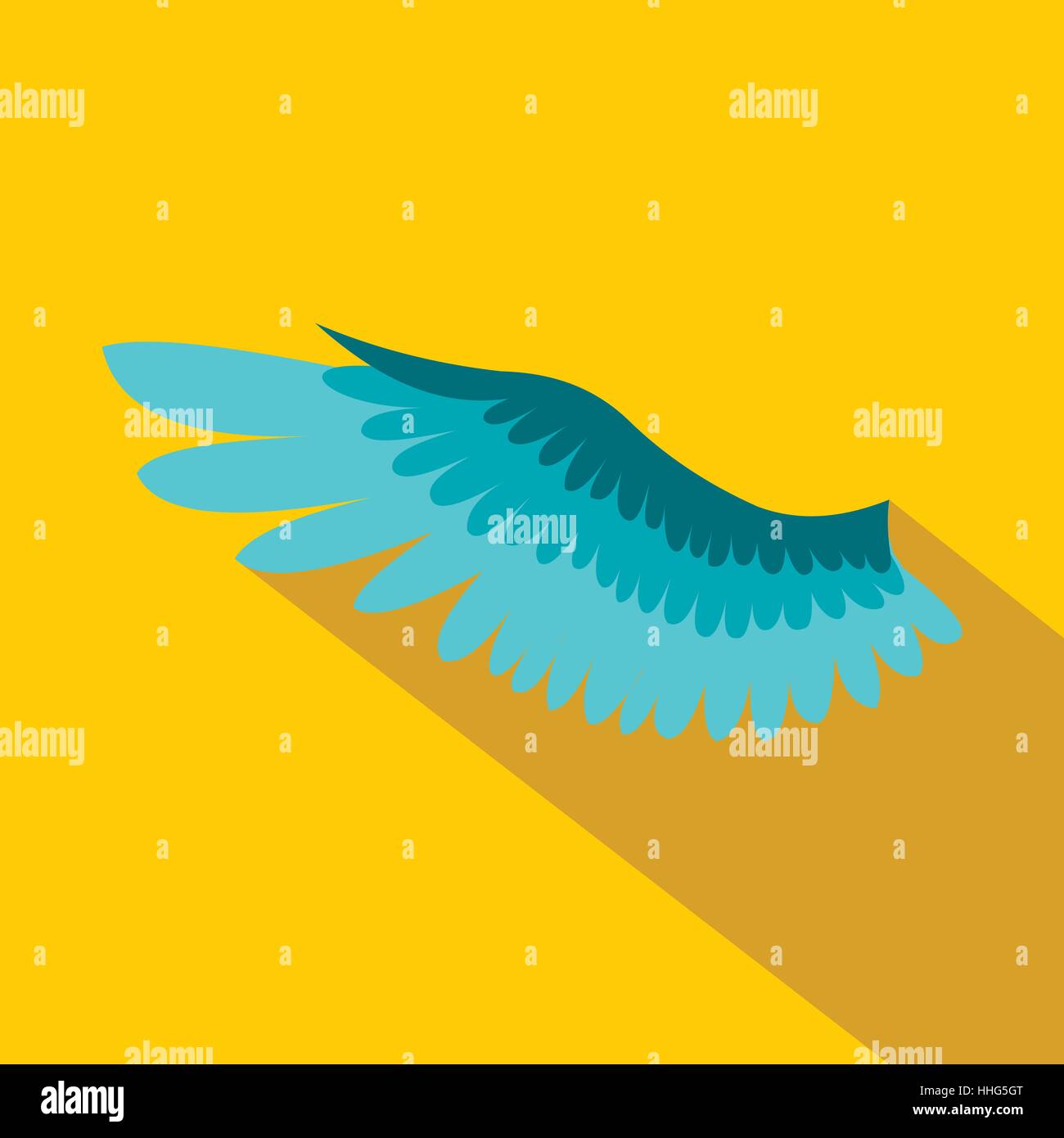 Wing icon in flat style Stock Vector Image & Art - Alamy