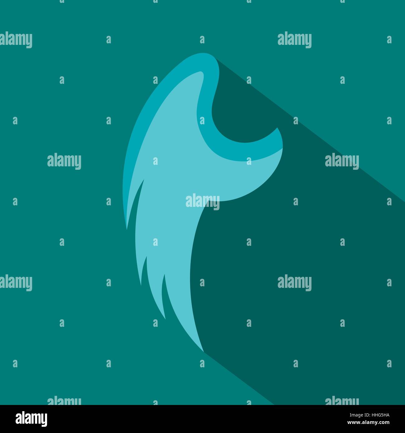 Wing icon in flat style Stock Vector Image & Art - Alamy