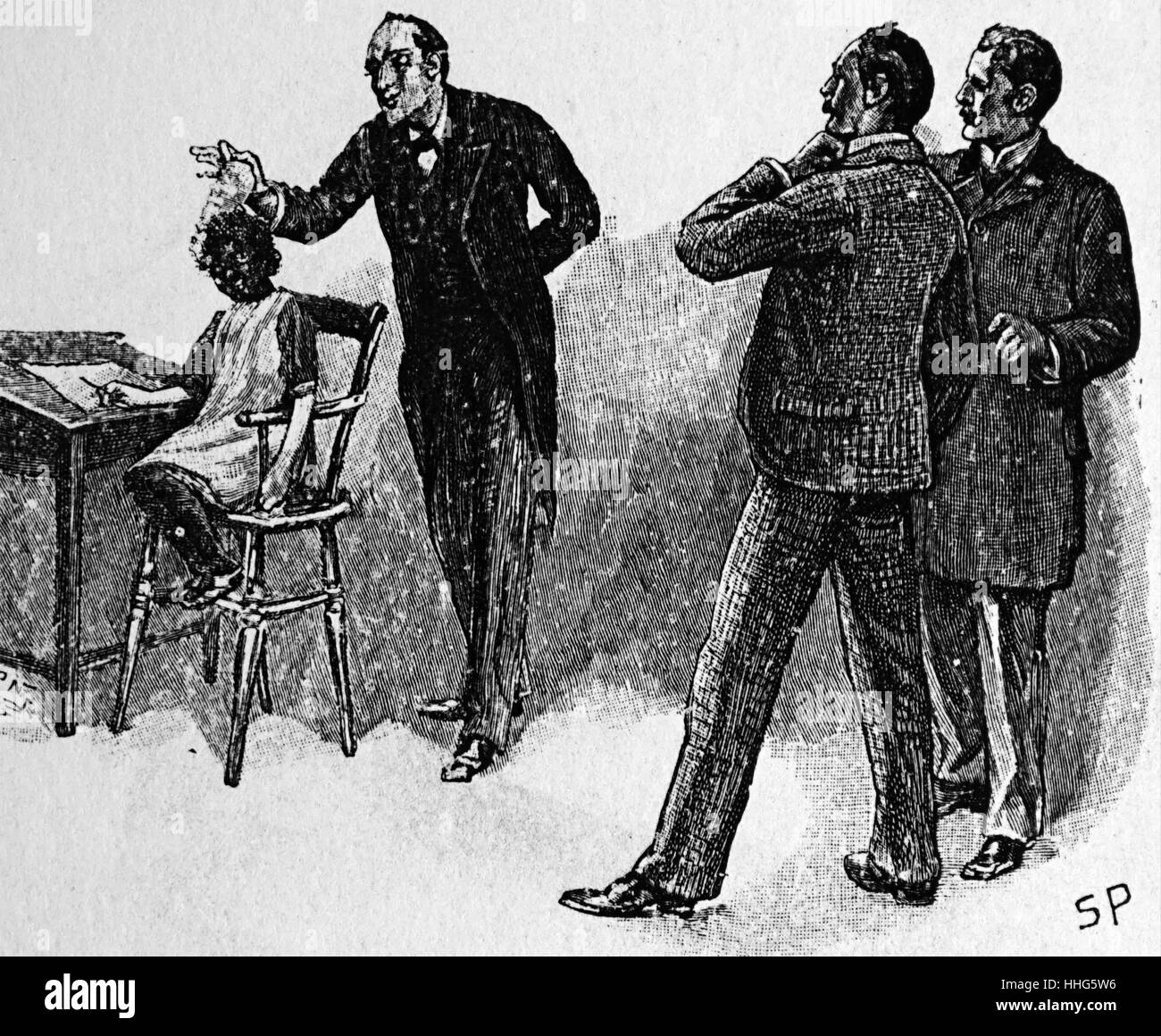 The Adventure of the Yellow Face, Sherlock Holmes Stock Photo