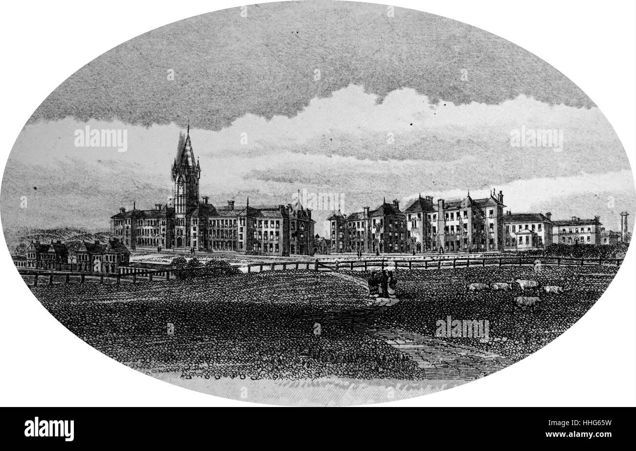 Rochdale Union Workhouse, Rochdale, Lancashire, England Stock Photo