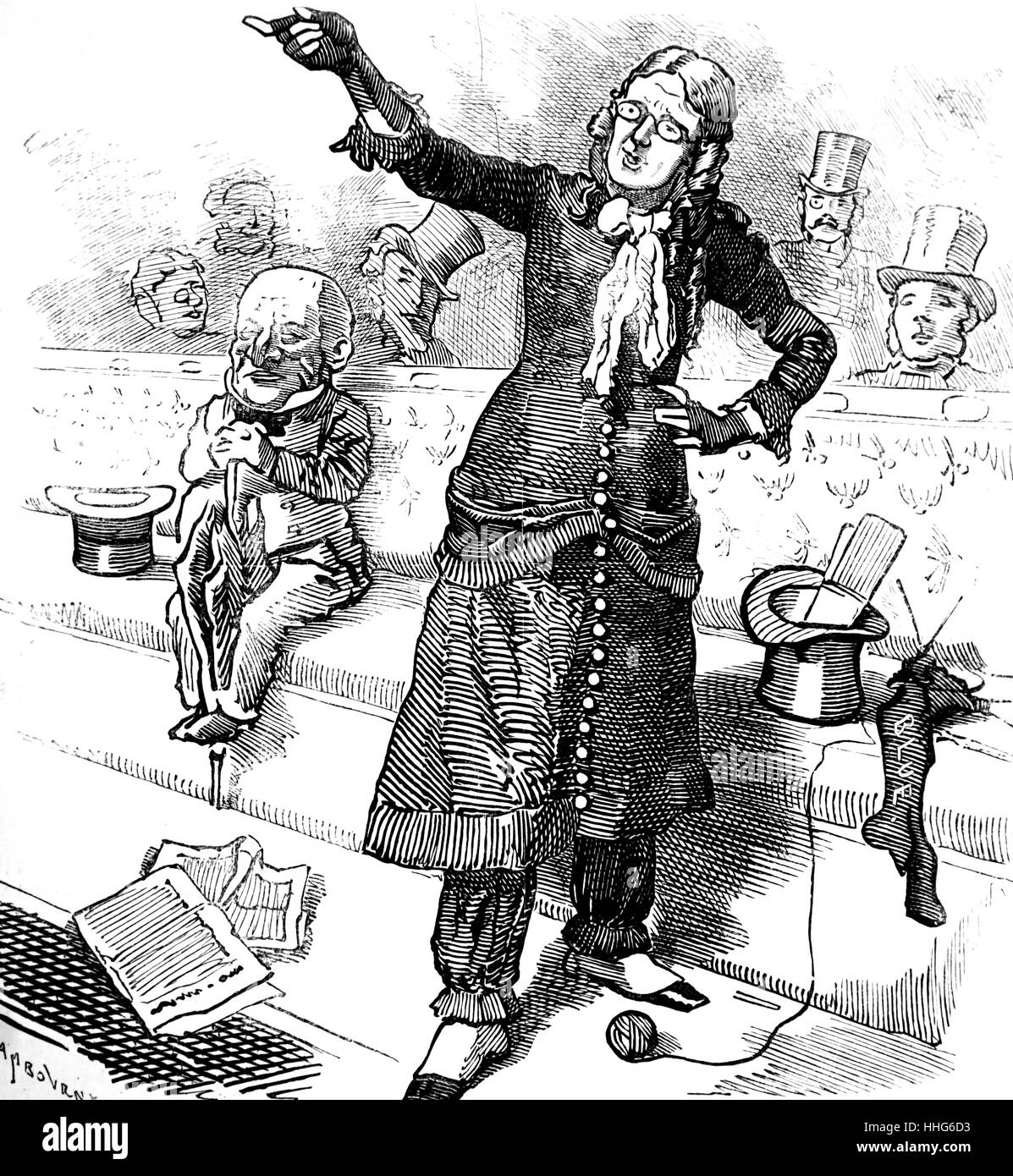 Women's Suffrage, 1884 Stock Photo Alamy