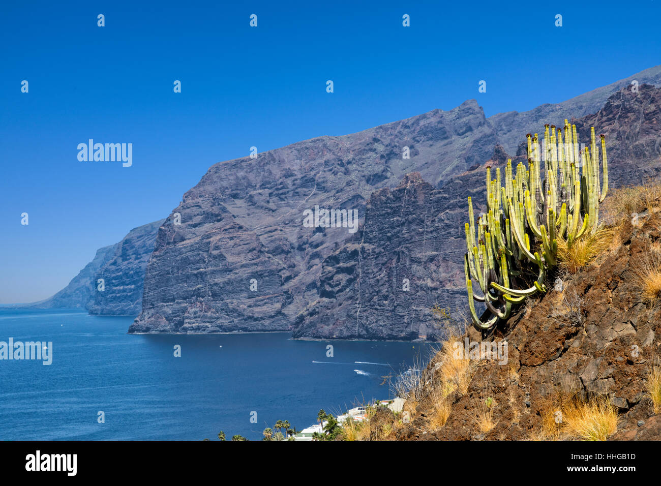 Sea cliffs Los Gigantes in Tenerife Stock Photo