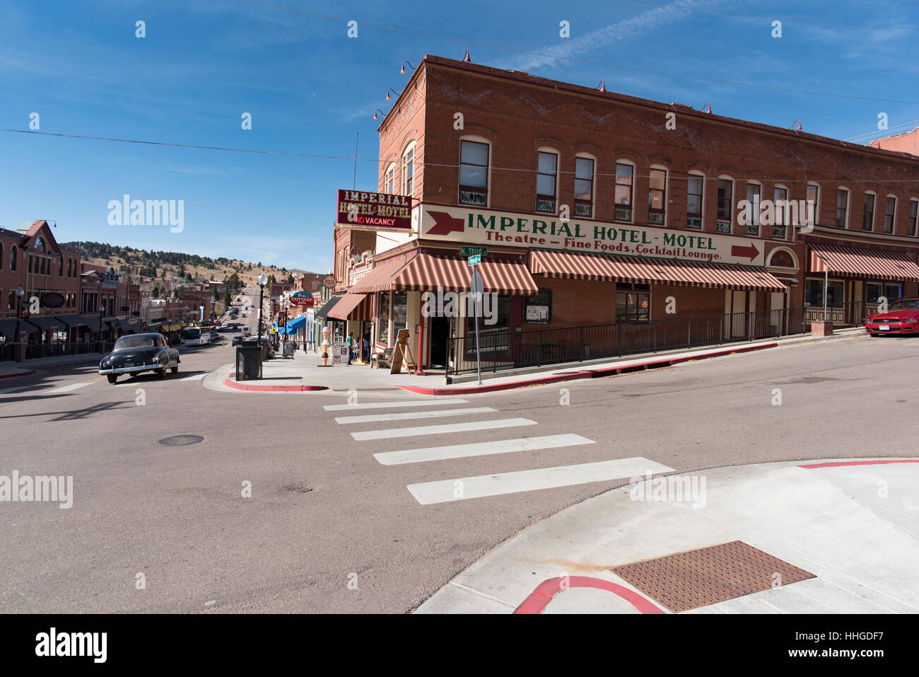 Downtown Cripple Creek, Colorado Stock Photo Alamy