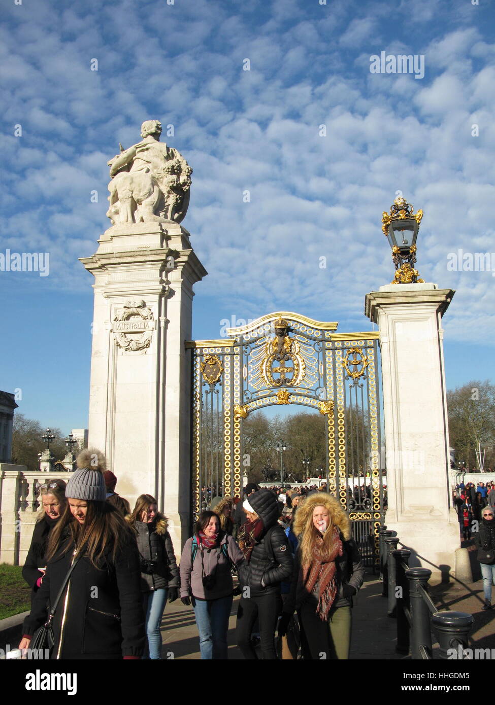 Australia Gate, Buckingham Palace Stock Photo Alamy