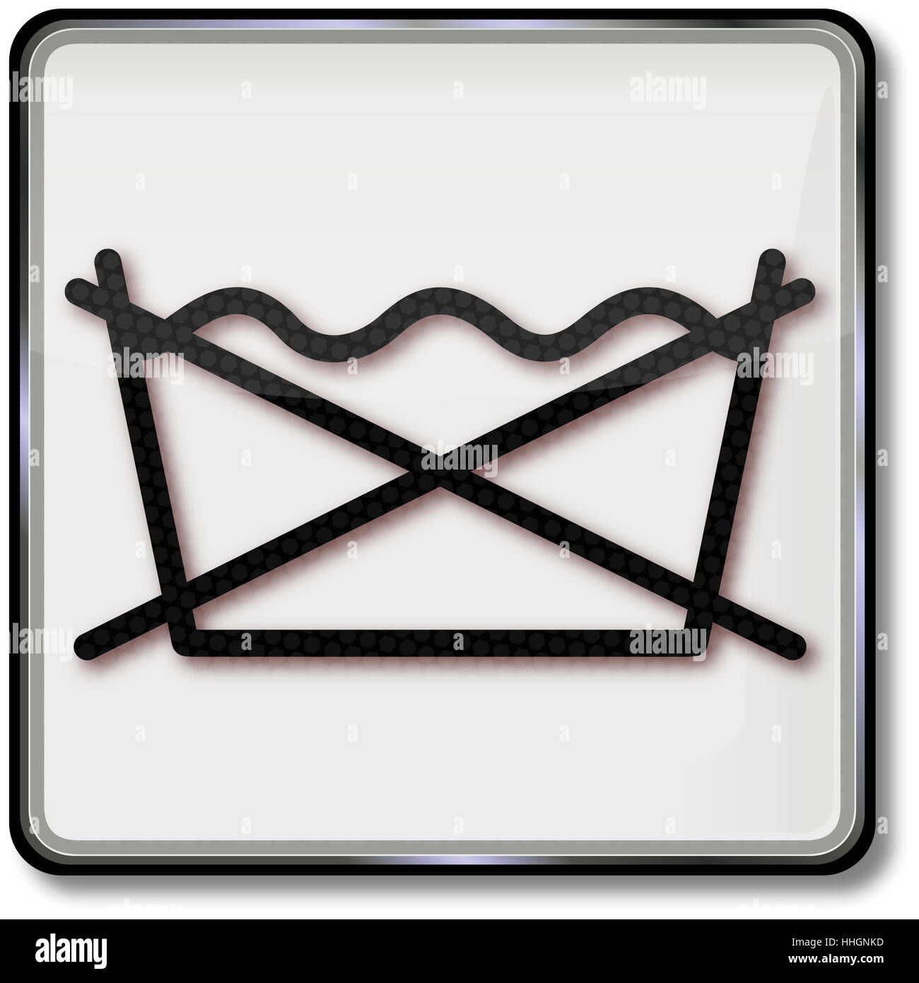 laundry symbol do not wash Stock Photo Alamy