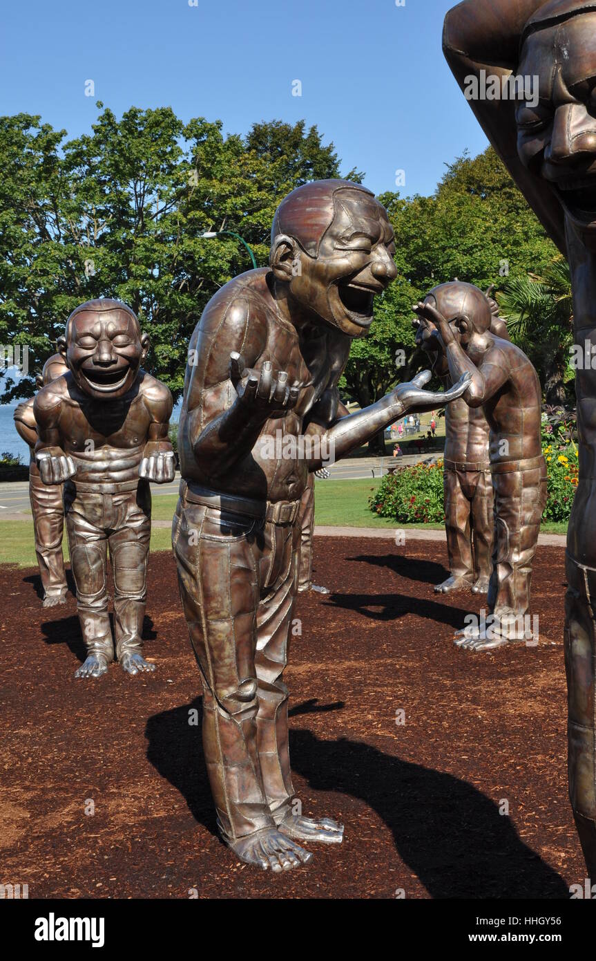 Vancouver laughing sculpture hires stock photography and images Alamy