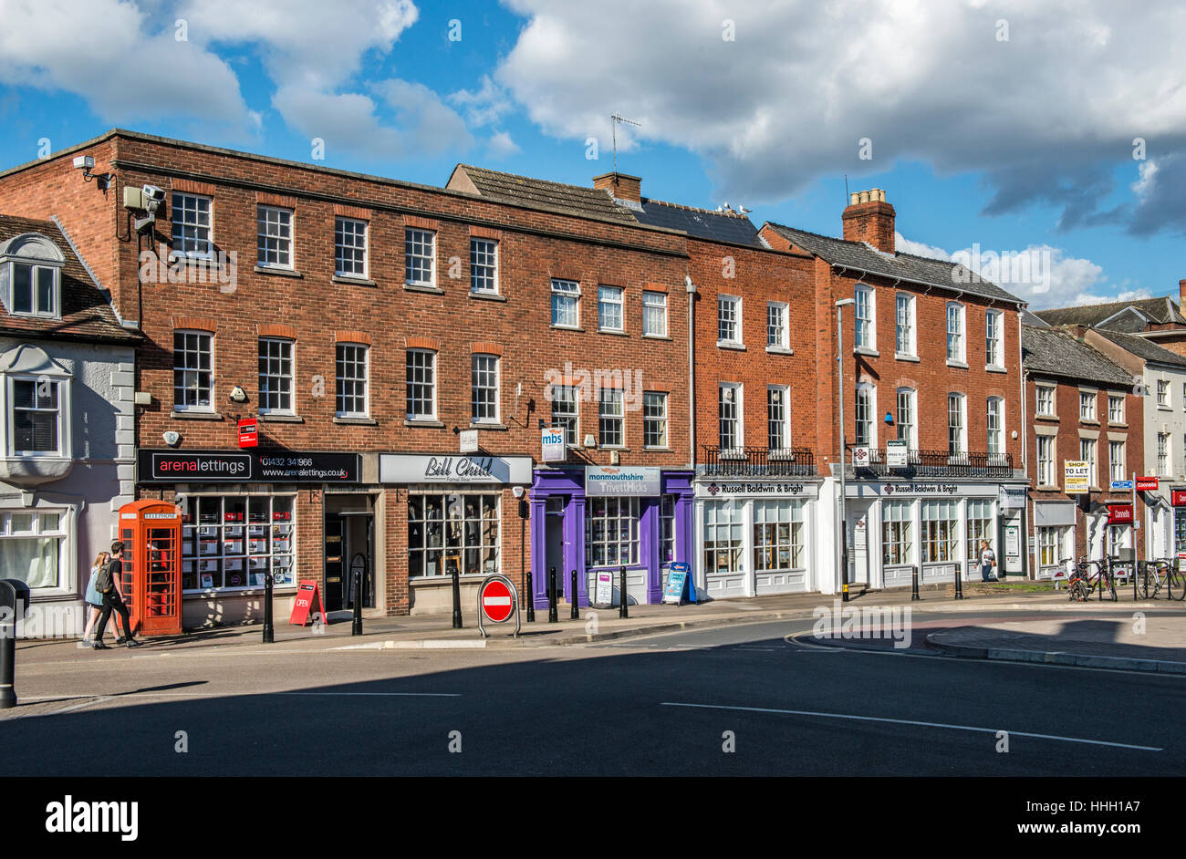 King Street in Hereford Town, Herefordshire, England Stock Photo