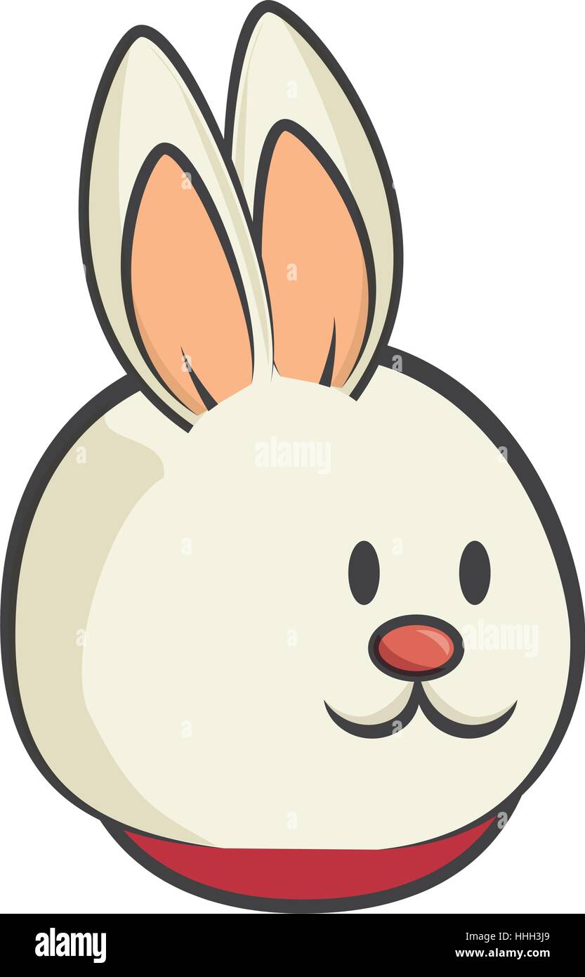 cute little rabbit animal character vector illustration design Stock ...