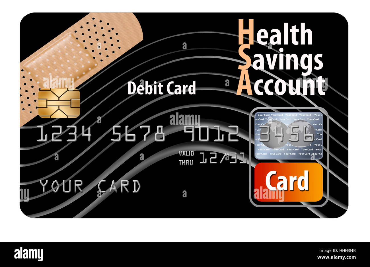 Health Savings Account debit card Stock Photo Alamy