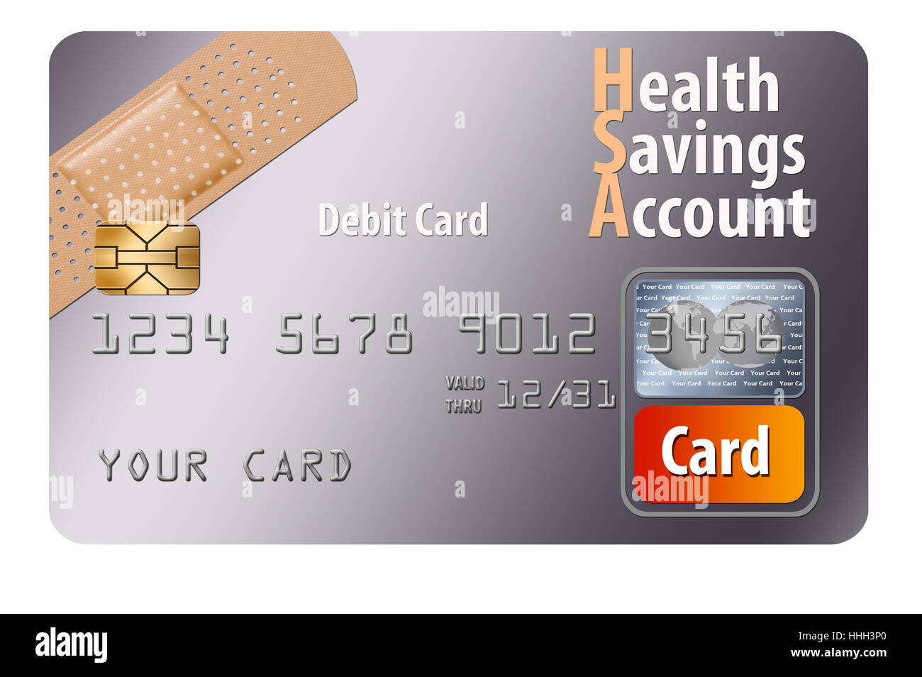 Health Savings Account debit card Stock Photo Alamy
