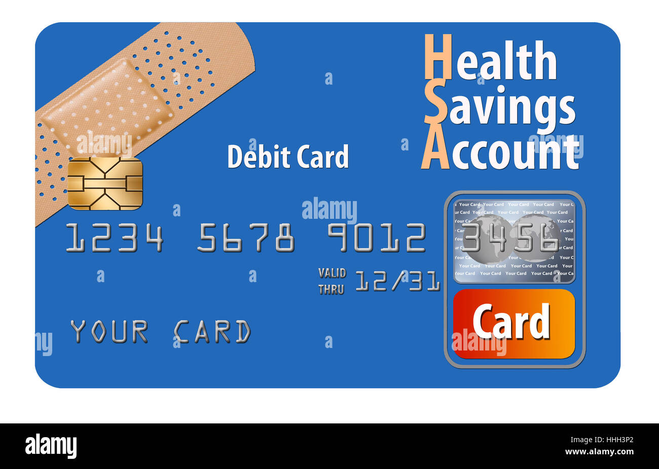Health Savings Account debit card Stock Photo - Alamy