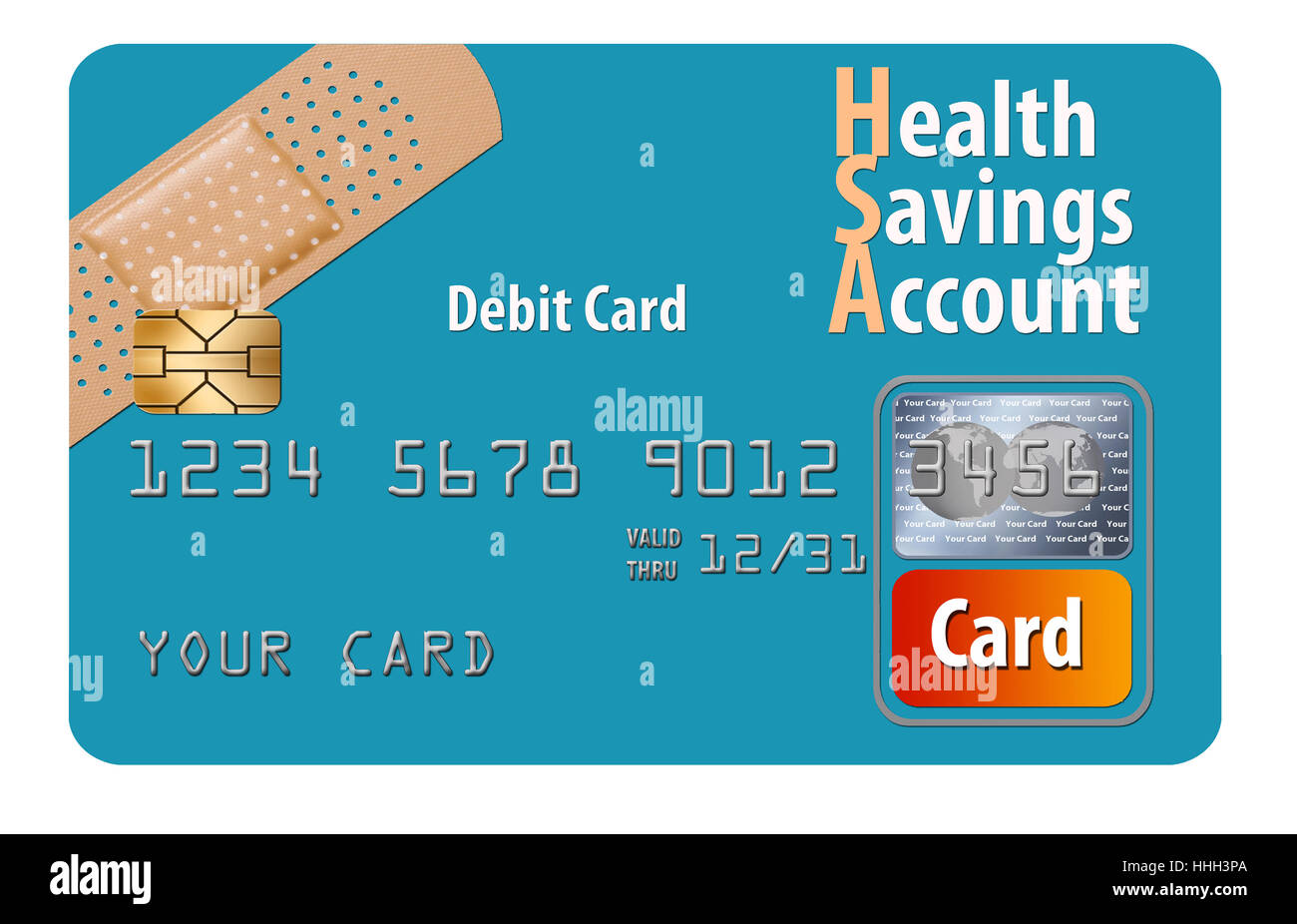 Health Savings Account debit card Stock Photo Alamy