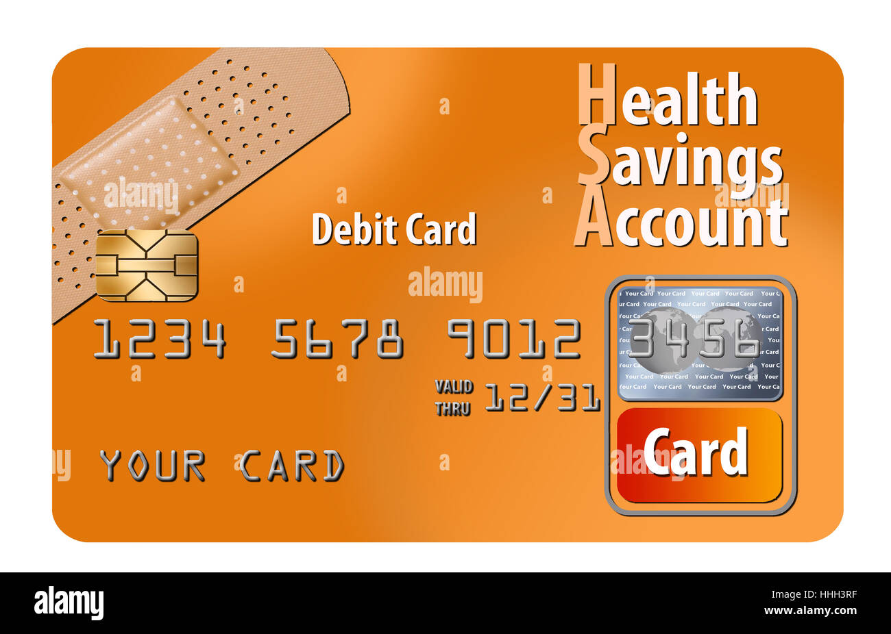 Health Savings Account debit card Stock Photo Alamy