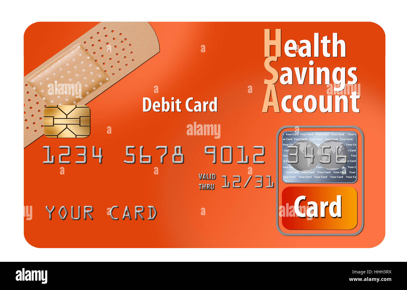 Health Savings Account debit card Stock Photo Alamy