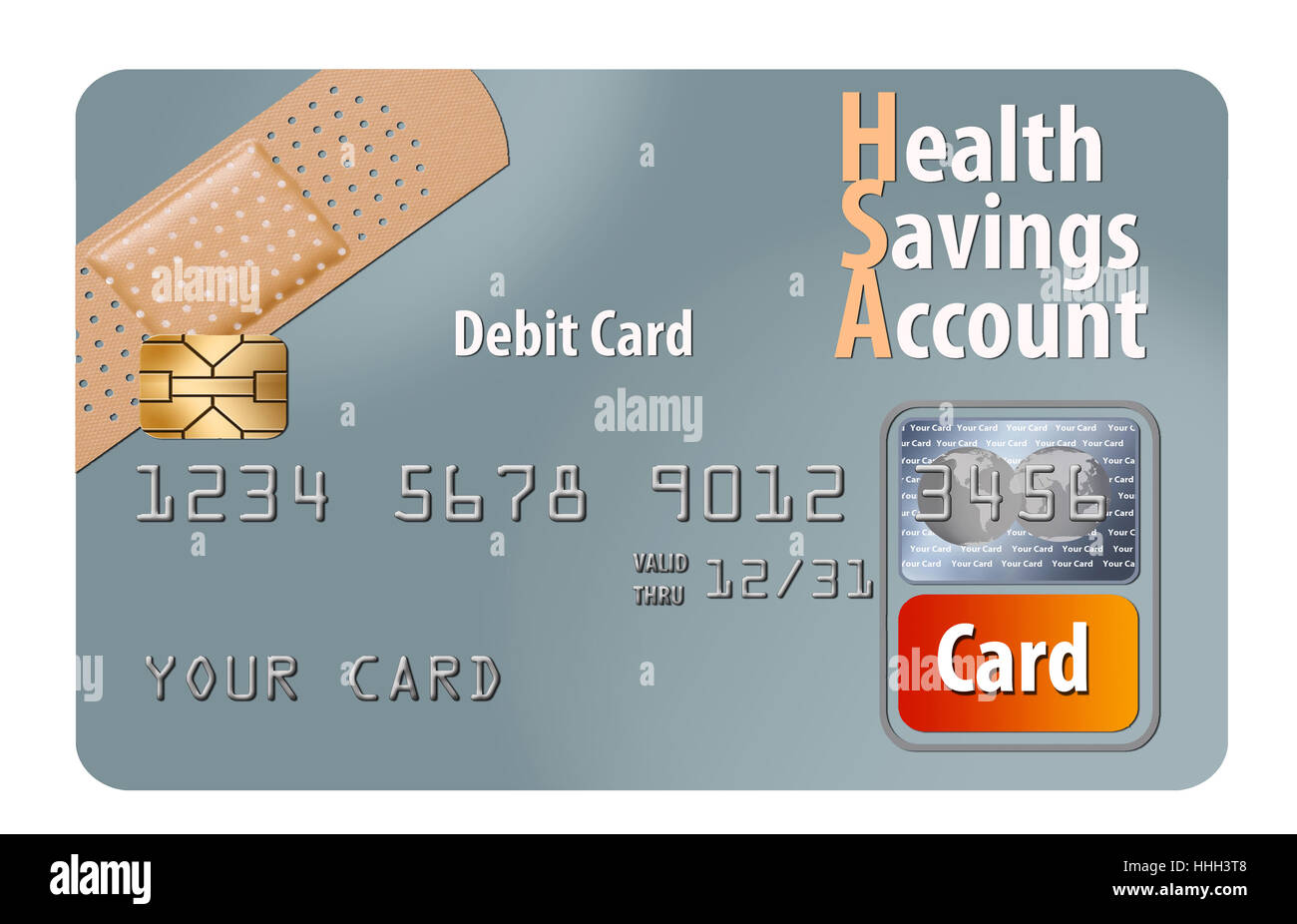 Health Savings Account debit card Stock Photo Alamy