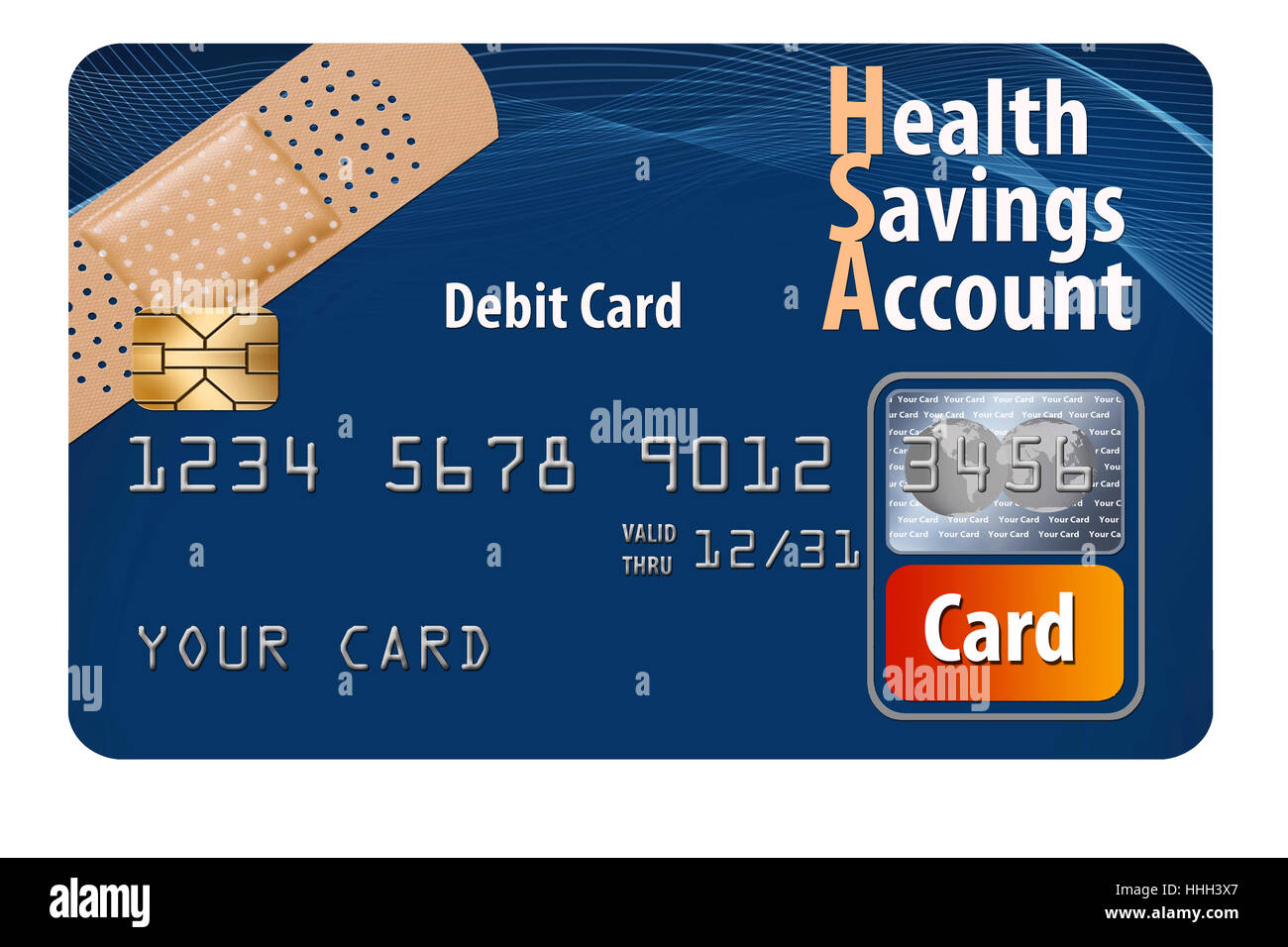 Health Savings Account debit card Stock Photo Alamy