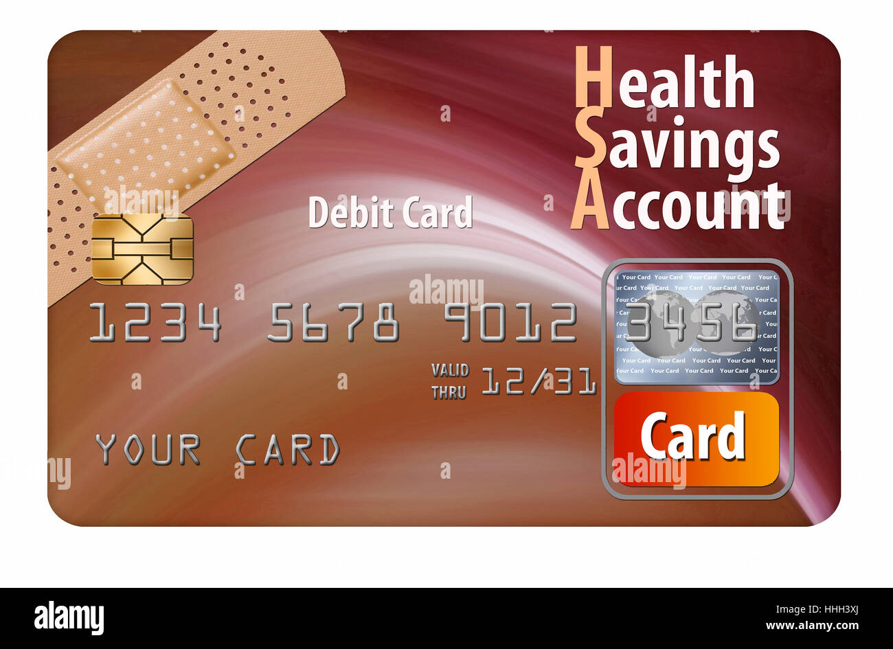 Health Savings Account debit card Stock Photo Alamy
