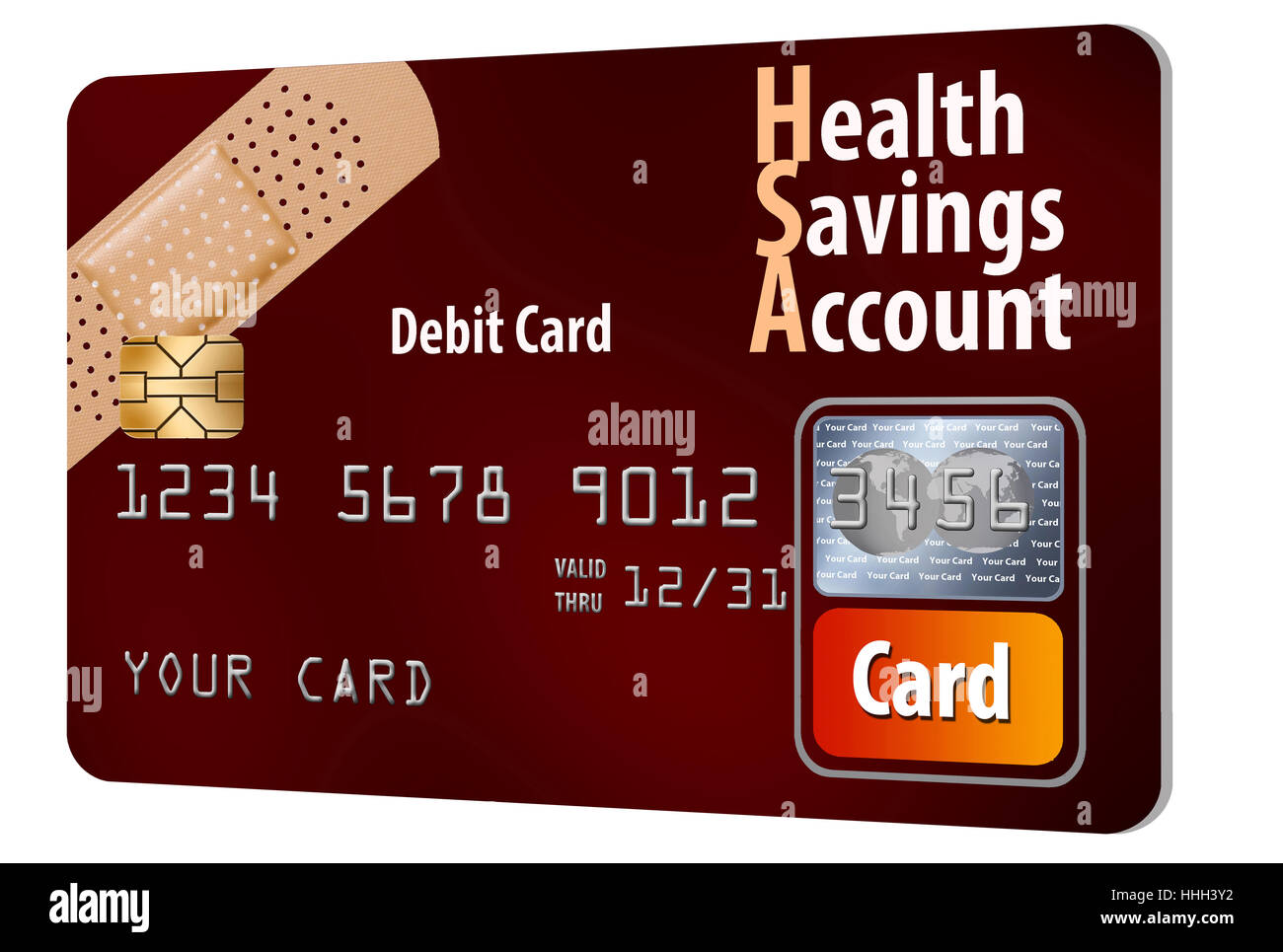 Health Savings Account debit card Stock Photo Alamy