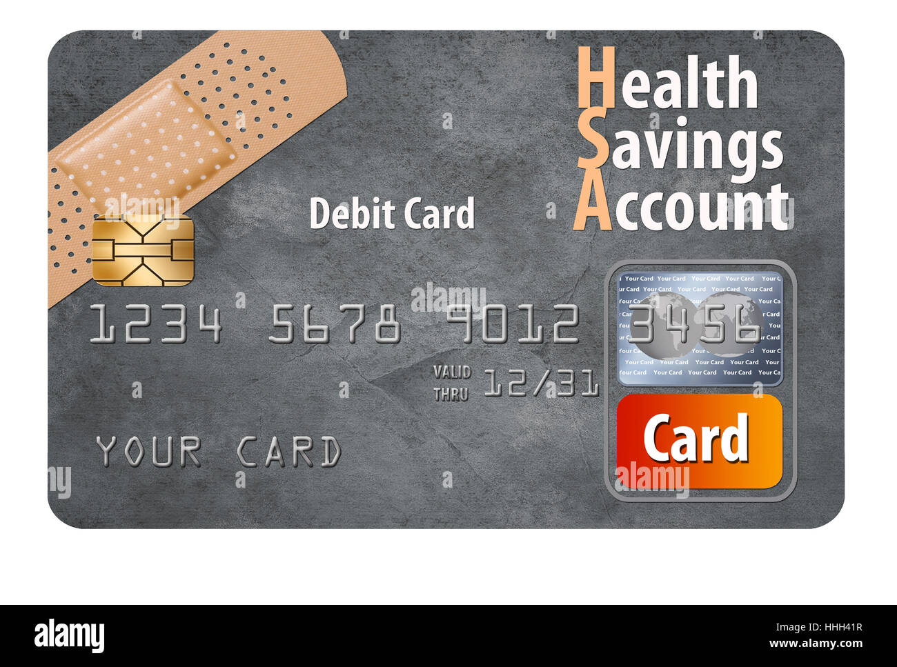 Health Savings Account debit card Stock Photo Alamy