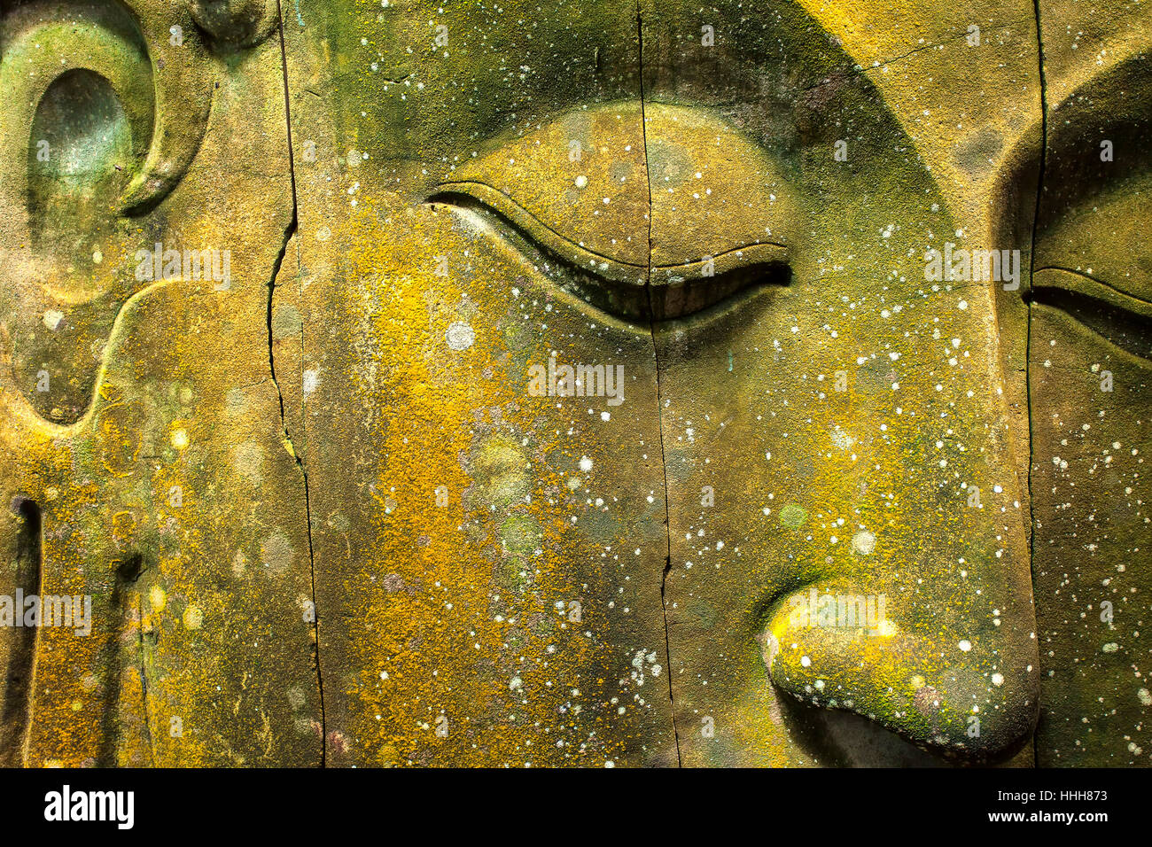 Buddha eyes closed Stock Photo Alamy