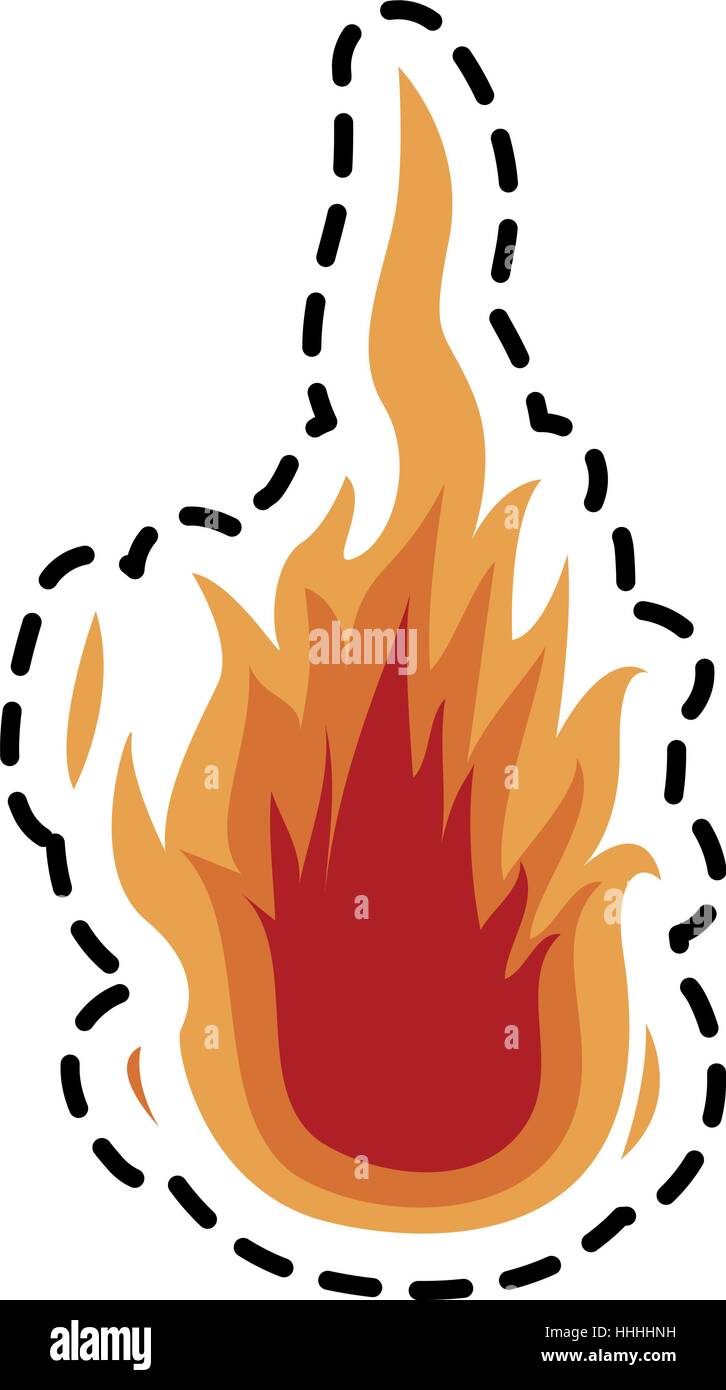 fire flame icon Stock Vector Image & Art - Alamy