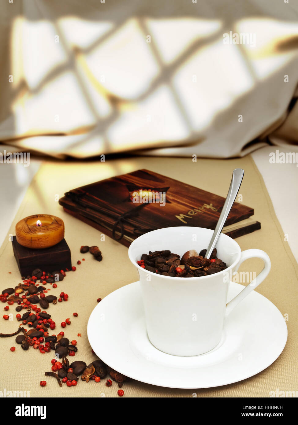 cup, saucer, cafe, restaurant, cup, spice, colour, romantic, candle