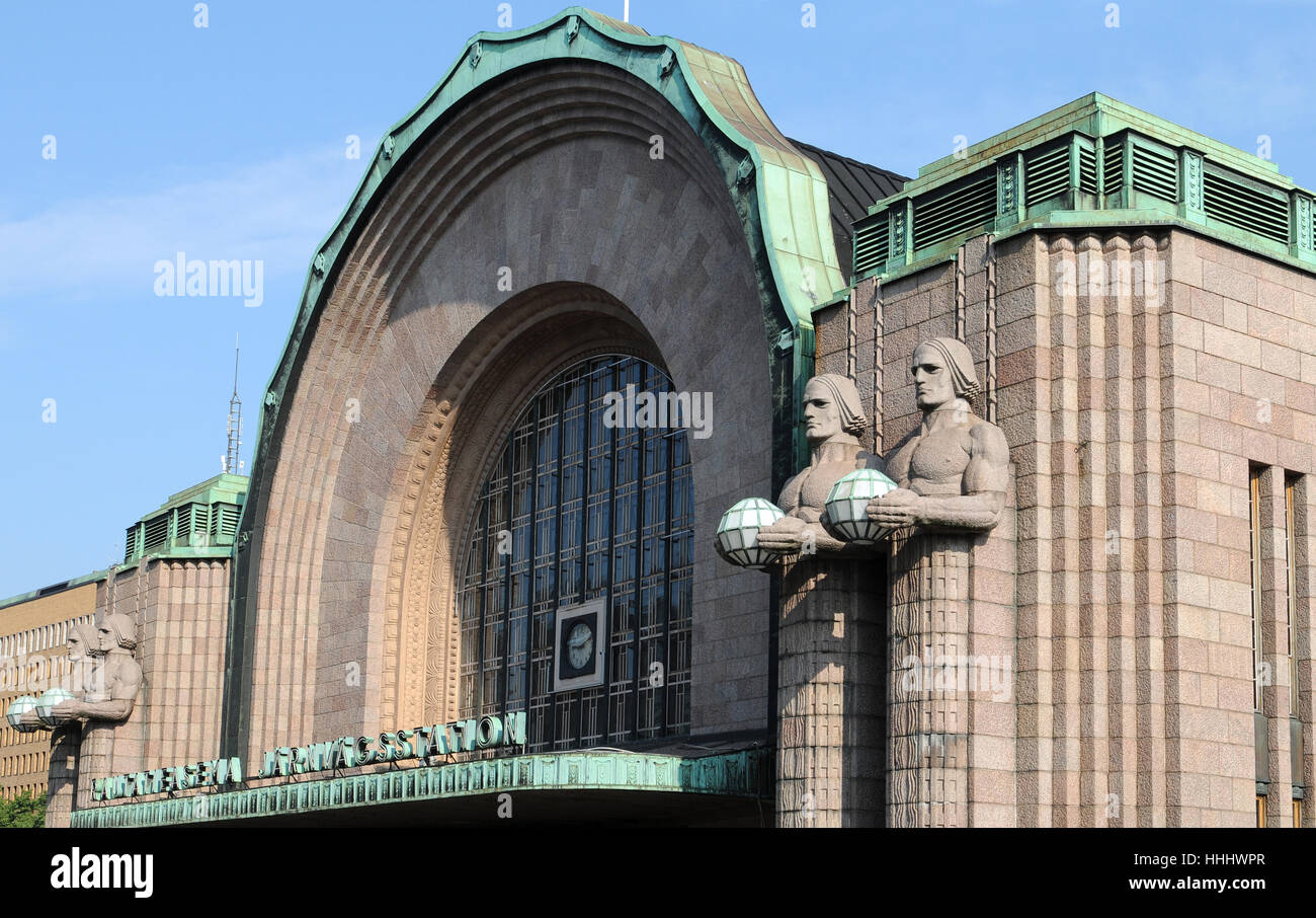 station helsinki Stock Photo