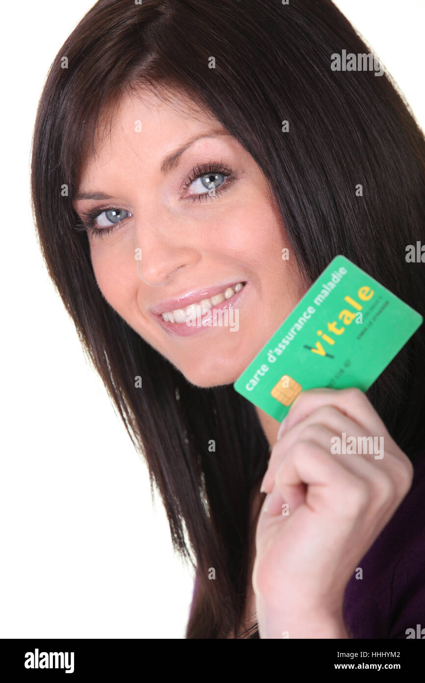 blue, brown, brownish, brunette, card, account, back, civil, benefit, Stock Photo