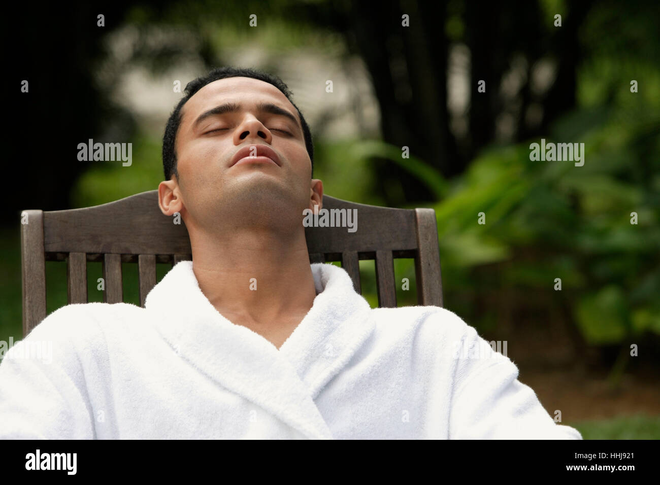 Sitting Robe Man sitting outside, wearing robe Stock Photo - Alamy