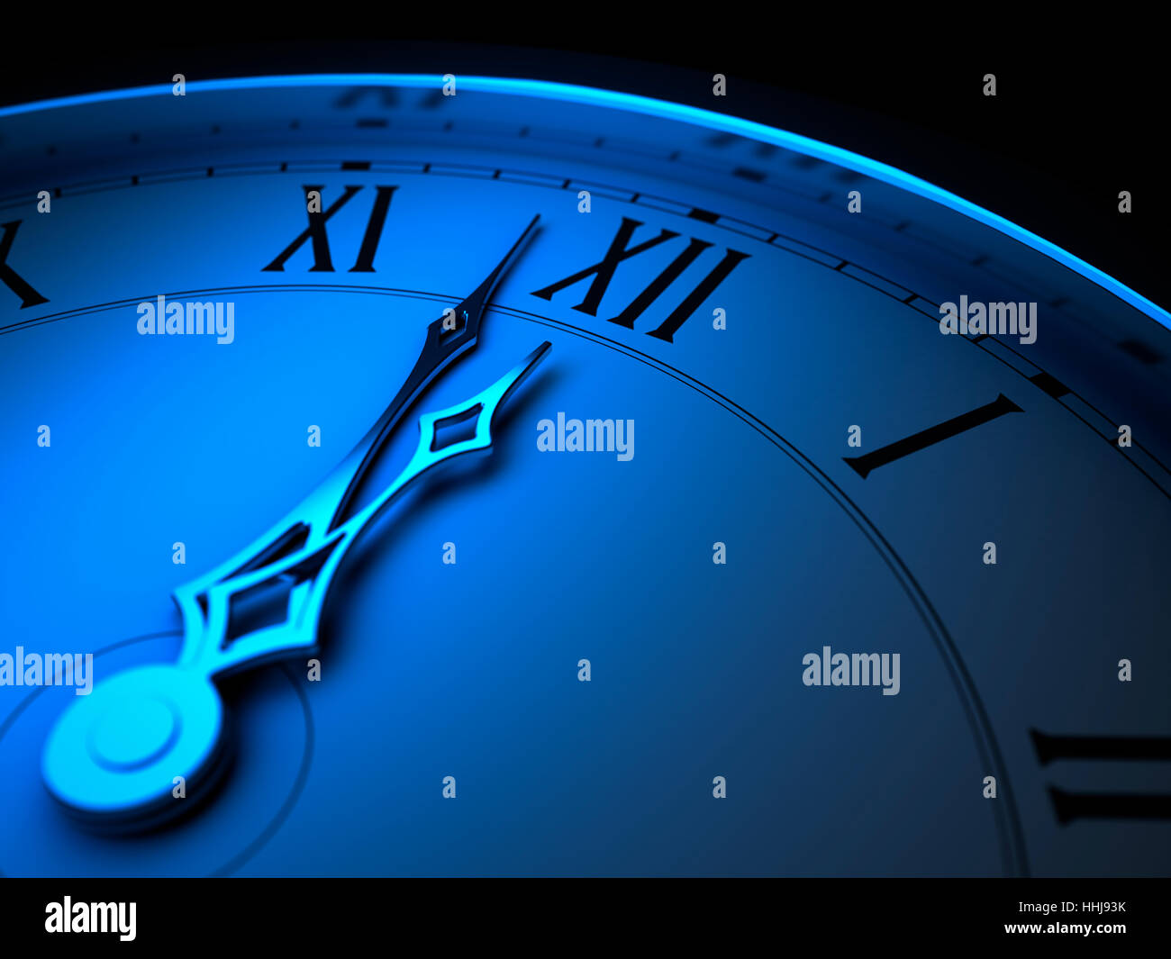 blue, closeup, antique, clock, date, time, time indication, horizontal Stock Photo Alamy