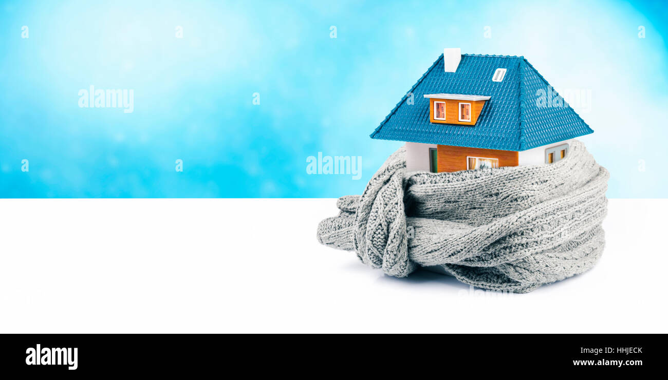 house insulation concept. copy space Stock Photo