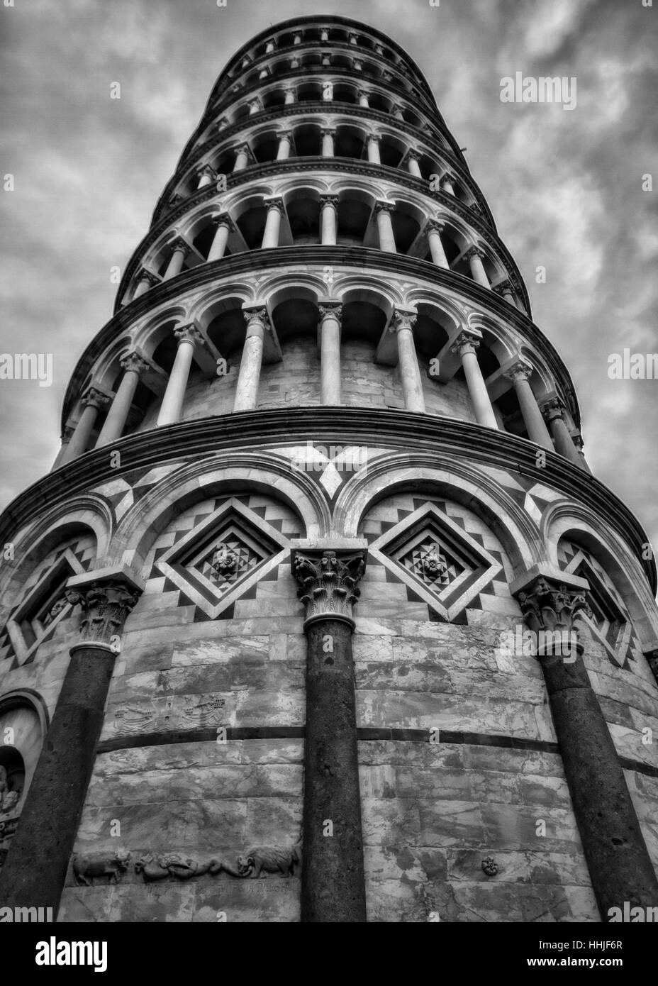 The Leaning Tower of Pisa. Stock Photo