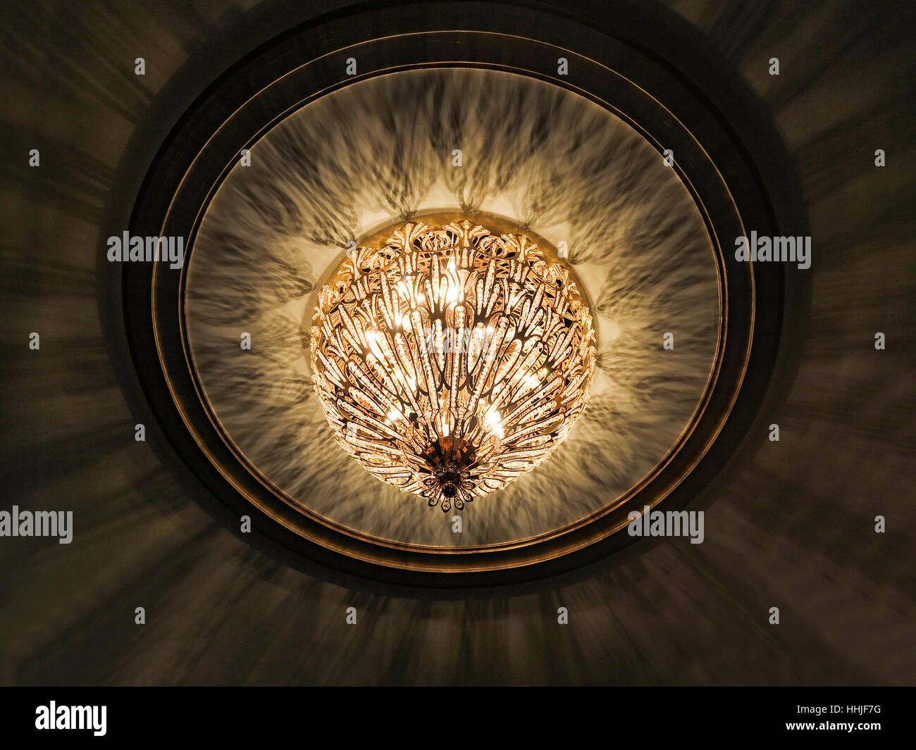 Brass hanging lamp hi-res stock photography and images - Alamy