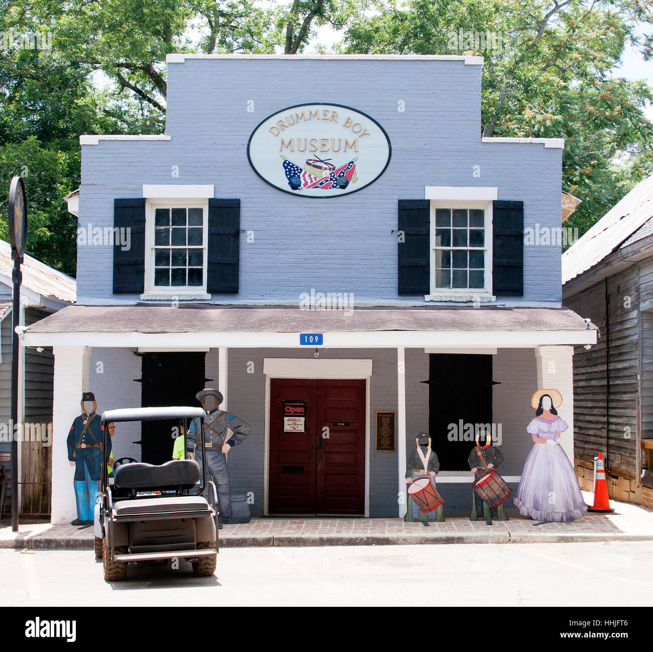 The Drummer Boy Civil War Museum in Andersonville, Georgia, preserves artifacts and stories from America’s most pivotal conflict. Stock Photo