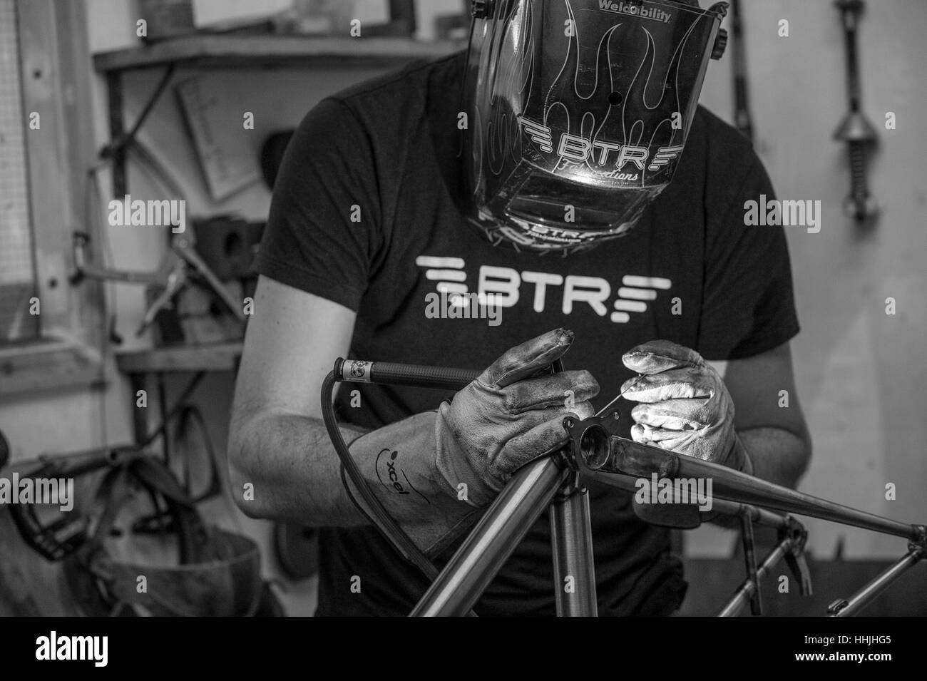 steel mountain bike frame