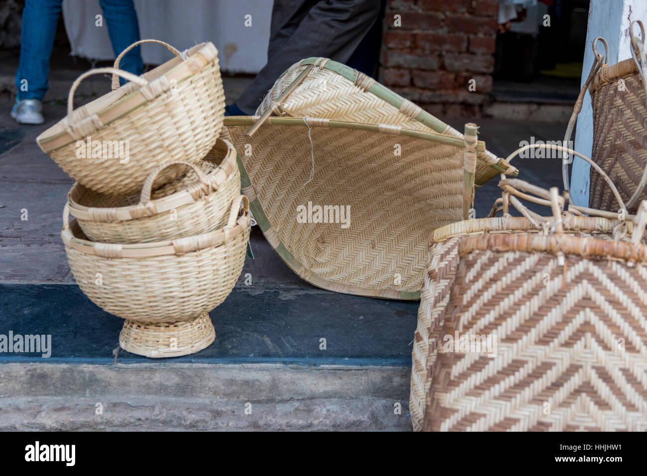 A handicraft for sale in New Delhi, India. The crafts of India are