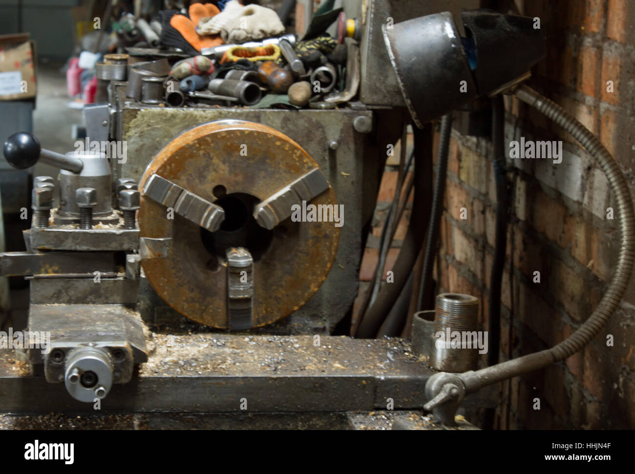 Old grinding machines hi-res stock photography and images - Alamy