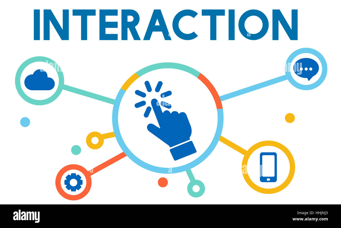 Program Connection Interaction Interaction Connection Community Social Network Concept Stock Photo - Alamy