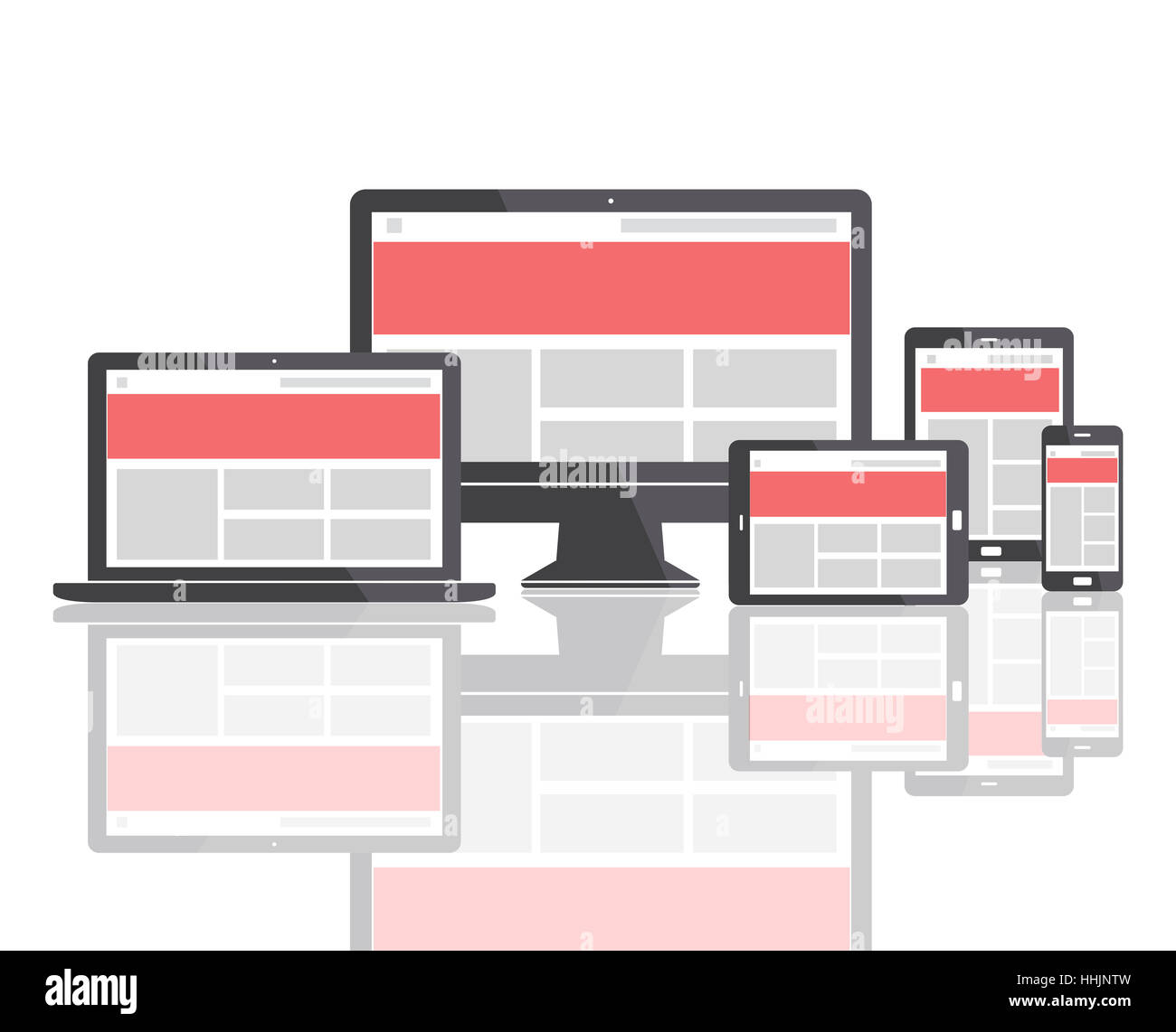 Web Design Template Copy Space Concept Stock Photo - Alamy